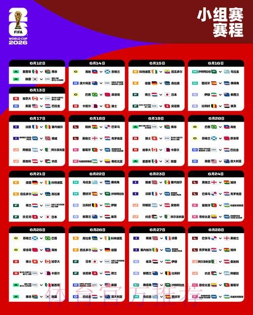 2026世界杯完整赛程今日观看指南实时查看 2026世界杯完整赛程今日观看指南实时查看